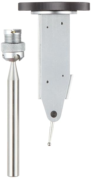 TESA Brown & Sharpe 599-7024-3 End Mounted Dial Test Indicator Set, White Dial, M1.4 x 0.3 Thread, 0-4-0 Reading, 1.5" Dial Diameter, 0-0".008" Range, 0.0001" Graduation, +/-0.0001" Accuracy