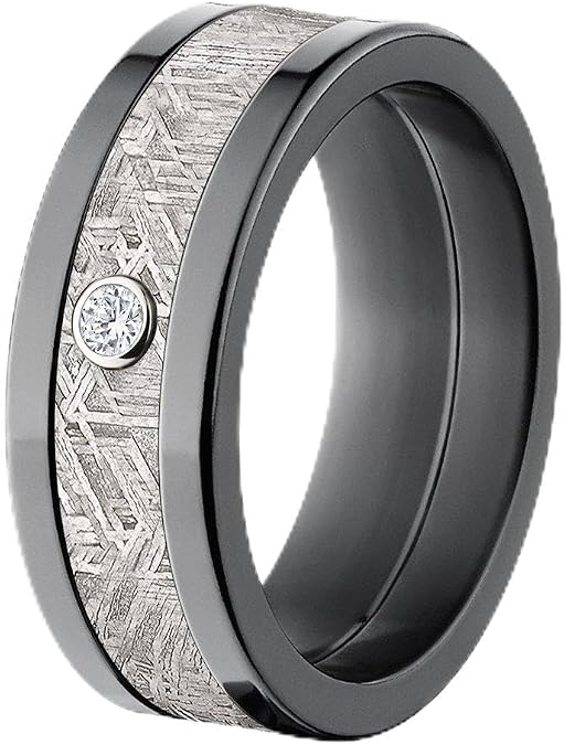 The Jewelry Source Meteorite Rings, Diamond Meteorite Wedding Rings