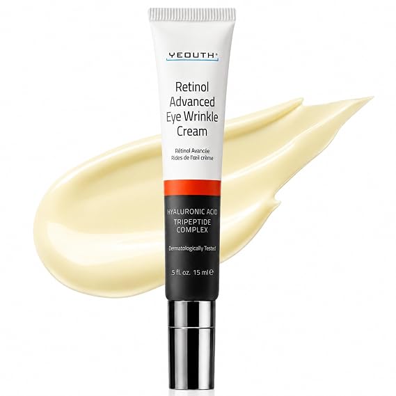 YEOUTH Retinol Eye Cream with Hyaluronic Acid, 15ml