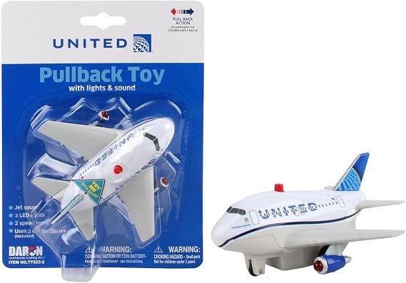 Daron Post Continental M United Pullback Toy with Light and Sound