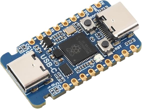 Waveshare RP2350-USB-C Microcontroller Development Board Based On Raspberry Pi RP2350A, Dual-Core & Dual-Architecture