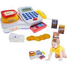 Yazarkasa Oyuncak | Çocuklar İçin Para Oyna Mağazası,Mikrofon Hoparlörlü Stem Oyuncak ve Çocuklar İçin Para Oynama Bakkal Süpermarket Playset Lovoice