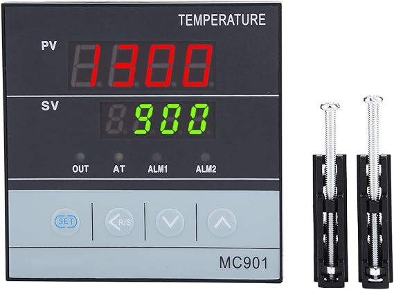 MC901 Digital PID Temperature Controller with K Type PT100 Sensor Input, RelaySSR Output, for Precise Temperature Control