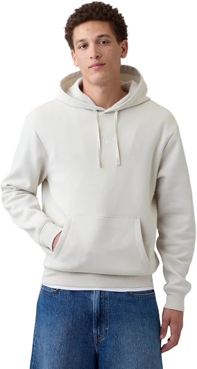 GAP Men's Mini Logo Pullover Hoodie