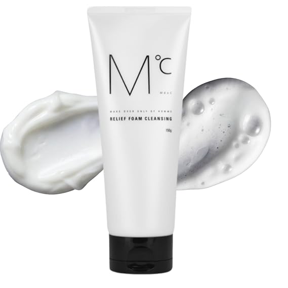 Mdoc Men's Relief Foam Cleanser, Facial Wash with Green Tea & Aloe