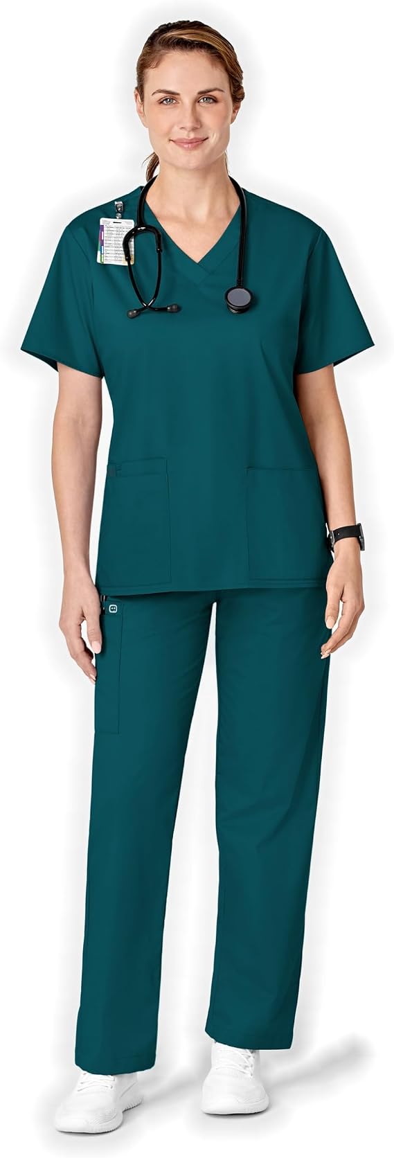 Wink WonderWORK Women's Pull-On Cargo Scrub Pant