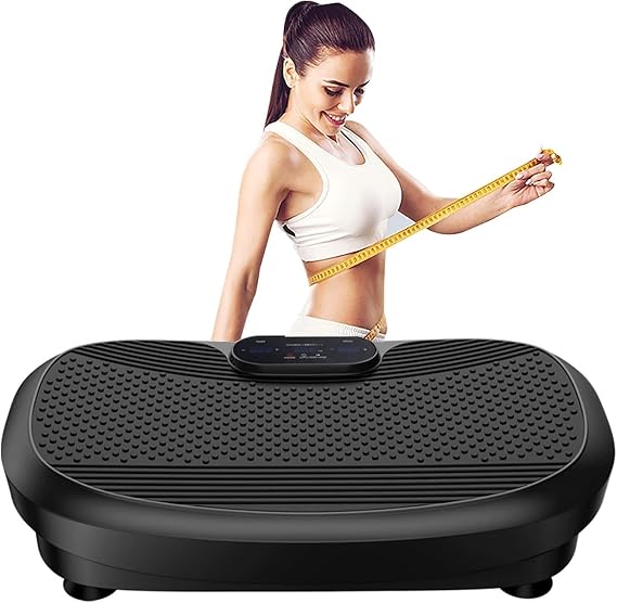 Triple Motor 4D Vibration Plate Exercise Machine - Advanced Weight Loss & Shaping Platform with Oscillation, Linear, Pulsation, and 4D Motion Technology
