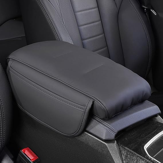 Car Armrest Box Booster Pad for Renault Scenic/Grand Scenic/Xmod IV III II I J9 R9 JZ JM JA, Memory Foam Car Arm Rest Padded Cover Car Interior Accessories,Black, normal