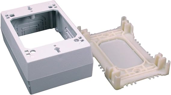 Legrand Wiremold Cordmate II Low Voltage Data Communication Box White 1pk