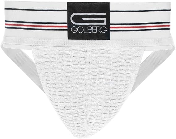 GOLBERG Performance Sports Jock Strap - Active White Color - Multiple Sizes  Adult