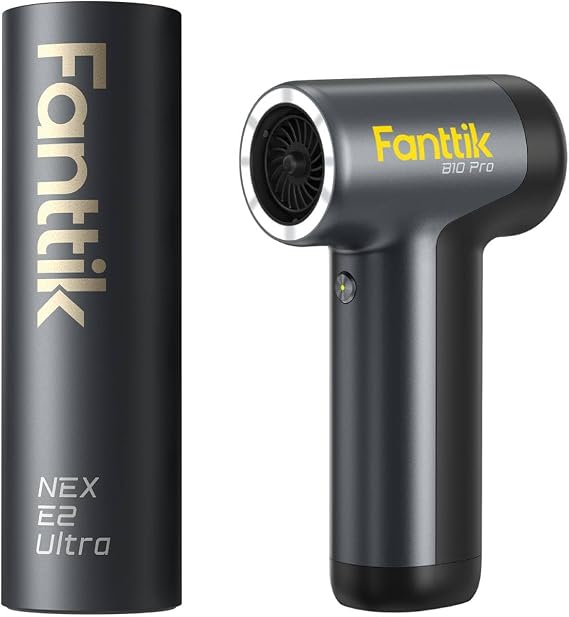 Fanttik B10 Pro Electric Air Duster & E2 Ultra Mini Electric Screwdriver-Grey