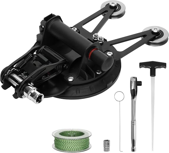 Auto Windshield Glass Removal Tool Kit with 200mm Heavy-Duty Suction Cup, Self-Locking System, Reinforced Cutting Wire, Windshield Cut-Out Tool & Accessories for Fast, Safe Glass Removal