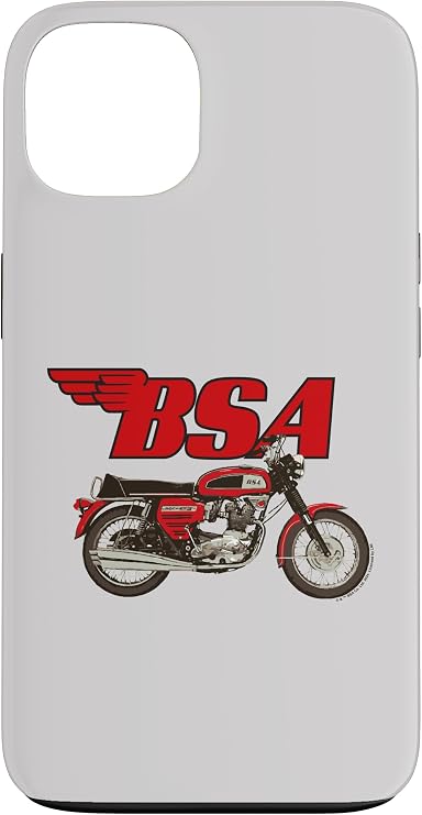 BSA Logo Rocket 3 Roadster Motorcycle Case for iPhone 13