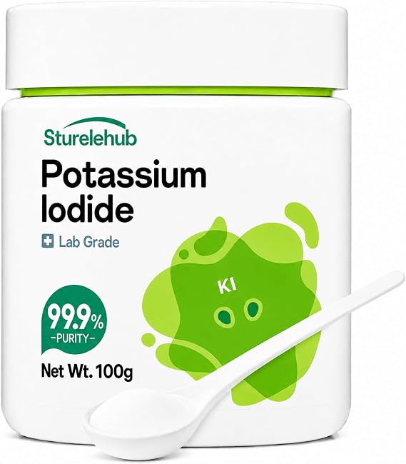 Potassium Iodide 100g, Fast-Acting Catalyst, Elephant Toothpaste