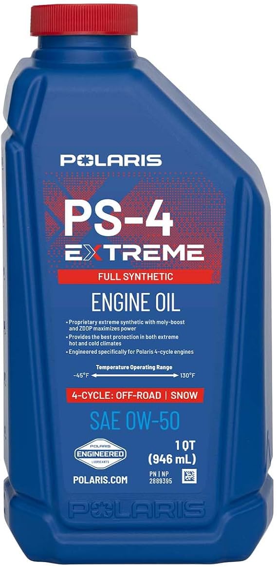 Polaris PS-4 EXTREME 0W-50 4 Cycle Full Synthetic Oil