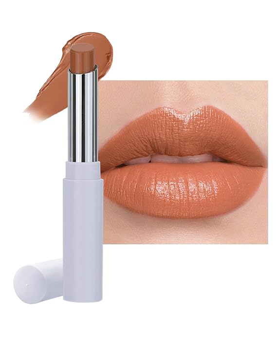 Warm Pink Tinted Lip Balm, Moisturizing Lipstick for Older Women Makeup