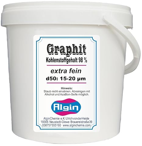 Graphite Powder 99% Superfine 19 µm 1 Litre Bucket