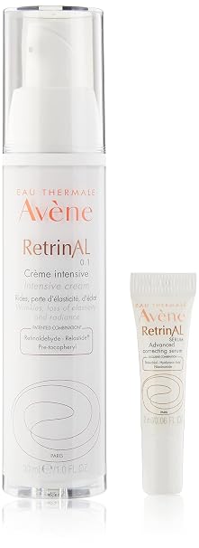 Avene RetrinAL Starter Kit - Includes RetrinAL 0.1 Intensive Cream and RetrinAL Eyes, anti-aging powered by Retinaldehyde