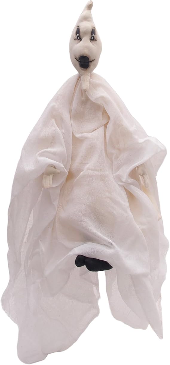 Gareth Ghost Halloween Joe Spencer Gathered Traditions Figurine 20" | Halloween Decor, Fall Accent Piece, Gift Idea