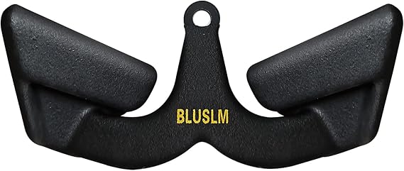 BLUSLM LAT Pull Down Bar for Cable Machine, LAT Pulldown Attachments T Bar V Bar Cable Attachment, Back Tricep Bar Strength Training Handle