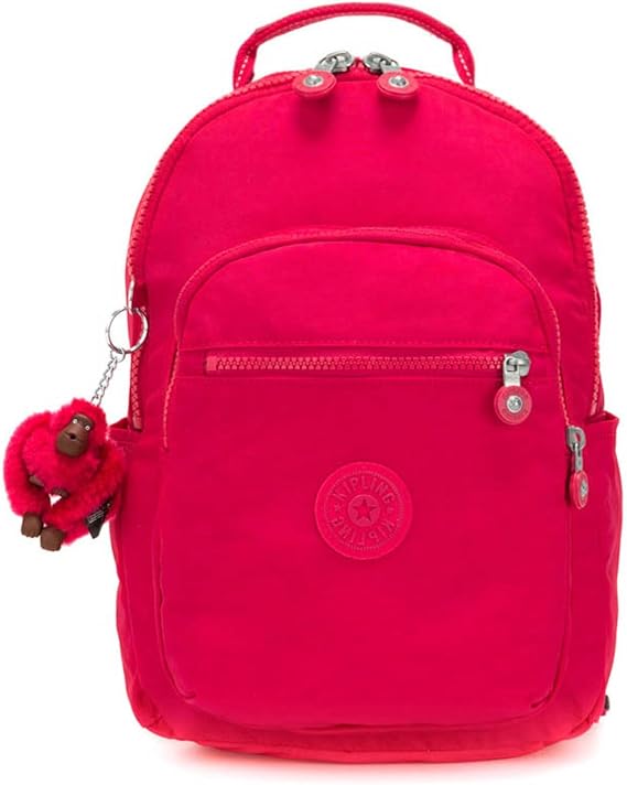 Kipling Seoul Go S, Small backpack, 35 cm, 8 Litres, Pink (True Pink)