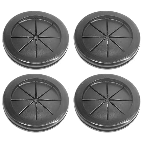 Rubber Grommetts for Wiring 2" Drill Hole,1-11/16" ID Rubber Hole Plugs Wire Grommets Protector Firewall Plug Grommet Double-Sided - 4 Pack