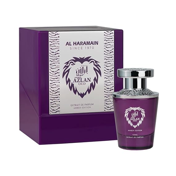 Al Haramain Azlan Oud Amber Edition Extrait de Parfum Spray for Unisex, 3.4 Ounce
