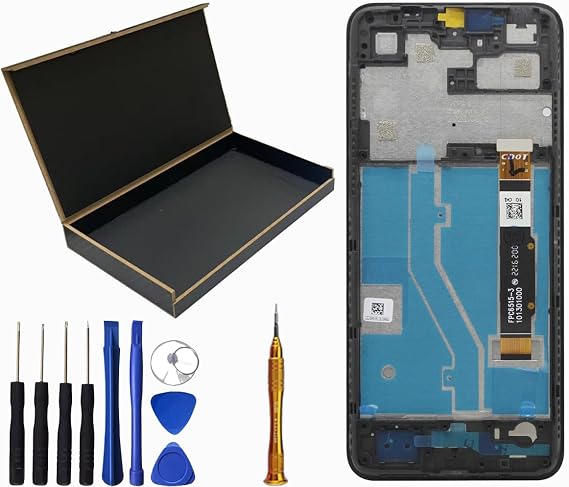 LCD Screen Display Touch Digitizer Assembly with Frame Replacement for TCL 30 SE LCD Screen 6165H 6156H1 6165A 6165A1 6.52"