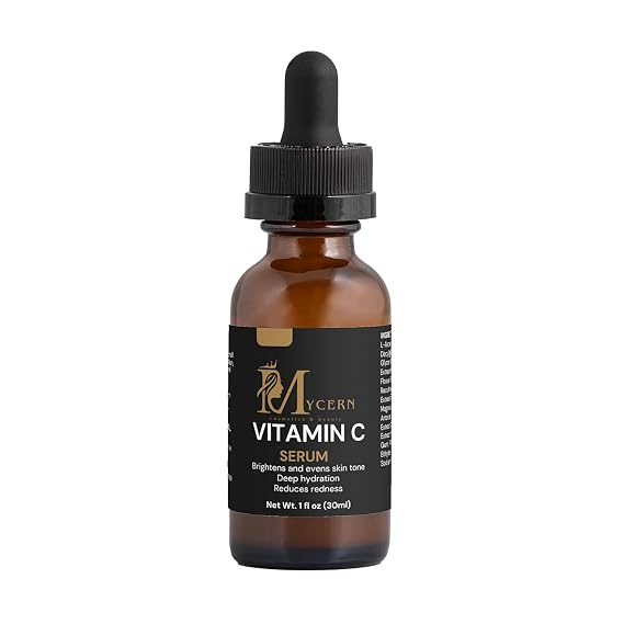 Vitamin C Serum for Face Brightening & Hydrating Face Serum, Non-Greasy, with L-Ascorbic Acid & Ferulic Acid, Antioxidant Skin Care for Radiant, Smooth Skin, 1 fl oz