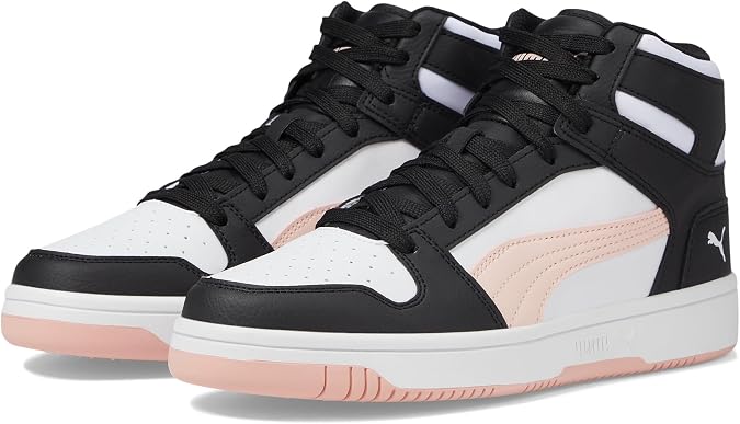 PUMA Rebound Layup Synthetic Leather Puma Black/Rose Dust/Puma White 11 B (M)