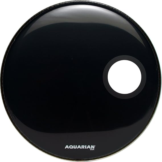 Aquarian Drumheads ASMPTCC24BK Drumhead Pack, 24"