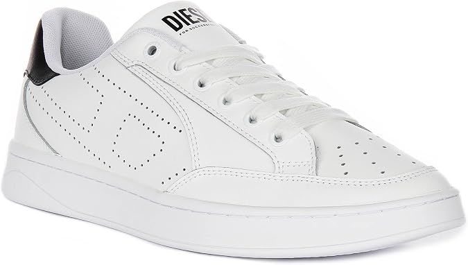 Diesel S-Dakota Low Men's Perforated Logo Low-top Sneak Trainers