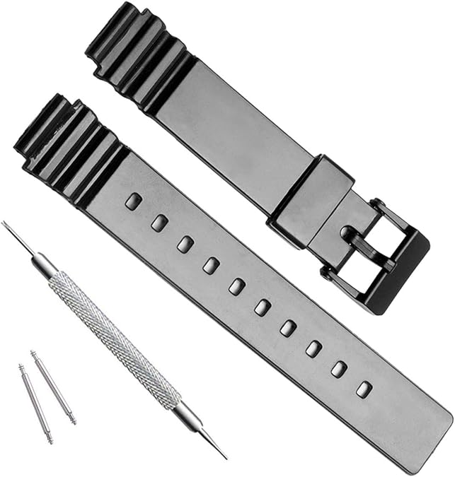 Waterproof Natural Resin Replacement Watch Band for Casio Women's LRW200H