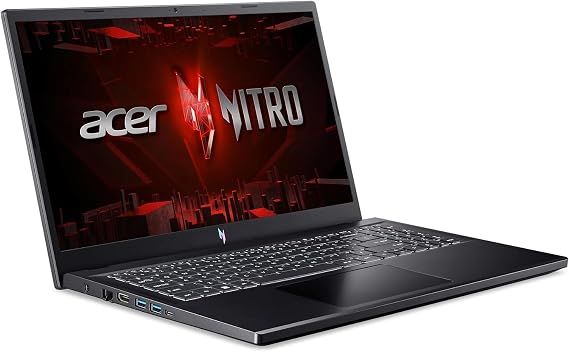 acer Nitro V 15.6" FHD 144Hz Gaming Laptop | Intel Core i5 13420H 2.1GHz | NVIDIA GeForce RTX 4050 | Backlit |Copilot | 8GB RAM DDR5 | 512GB SSD |Windows 11 Pro |