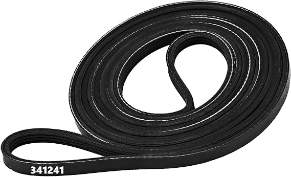 341241 Dryer Drum Belt - Fits Whirlpool Kenmore Amana Dryer Replacements Part AP2946843 W10127457 FSP341241 8066065 14210003 31001026 31531589 3394651 529597