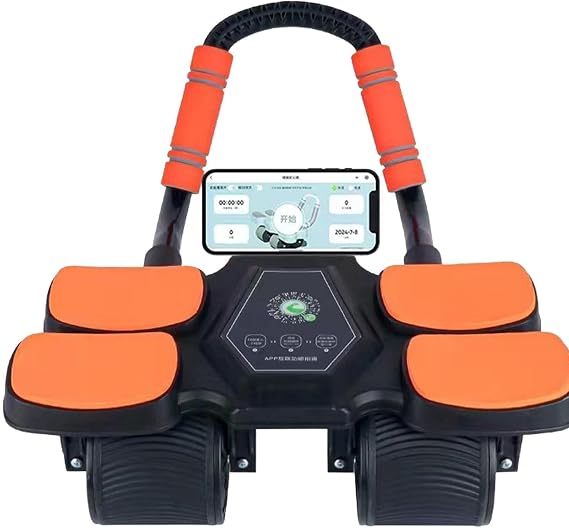 Abdominal Wheel Ab Roller, Core Trainer Wheel, Automatic Rebound Ab Roller, Elbow Support Ab Roller, Core Strength Wheel, Abdominal Wheel Machine, Exercise Roller Wheels, Ab Roller Tool For Men Women(