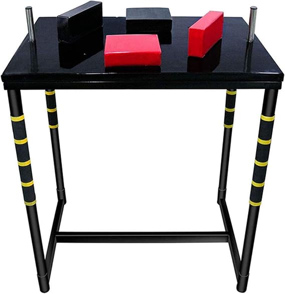 Standard Arm Wrestling Battle Table Arm Wrestling Table for Family Or Office Entertainment Arm Wrestling Battle Table,Black