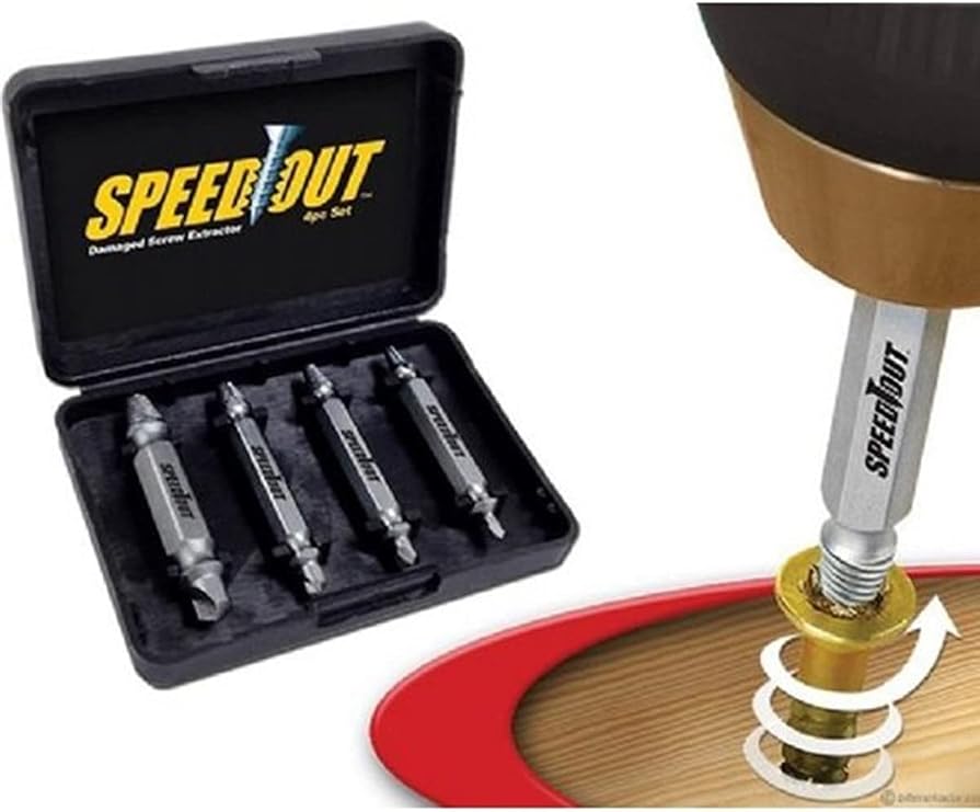 Mobee Chermic Damaged Screw Extractor Remover Licking Screw Tip Removal
