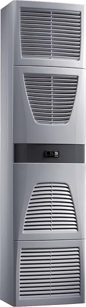 Rittal 3328.540, Blue e wall-mounted cooling unit, 7,506.71 BTU/hr, 400/460V, 50/60 Hz, 62.2" Height x 15.7" Width x 11.6" Depth