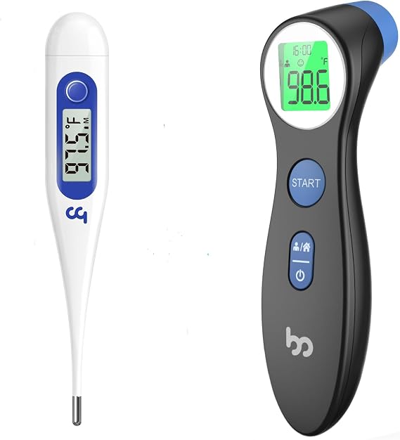 Forehead Thermometer + Oral Thermometer