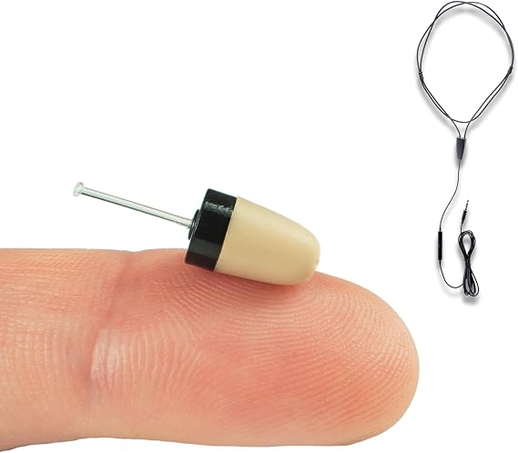 PingaOculto Mini Hidden Spy Earphones Jack for Exams (Vip Pro SuperMini)