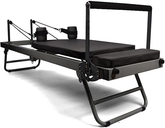 Pilates Reformer Bed Multifunction Pilates Reformer Machine Foldable Pilates Reformer Pilates Equipment for Home Workouts Pilates Reformer Machine for Home and Gym,01