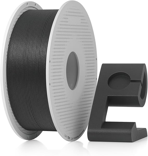 Bambu Lab PAHT-CF Filament 1.75mm ±0.03mm Fiber Reinforced Low Absorption with 1kg Reusable Spool, Black