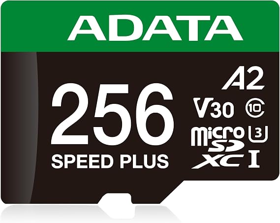 ADATA 256GB microSDXC Memory Card | Adapter included, UHS-I, U3, Class 10