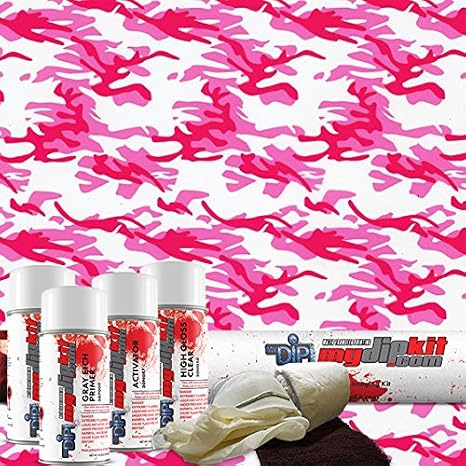 Pink Multi Camo Hydrographics Kit MyDipKit - MC-240 - My Dip Kit