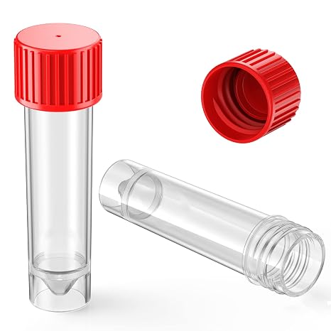 Transport Tube 5ml Plastic Test Tube 50pcs/Pack