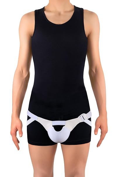 FlexaMed Suspensory Scrotal Support with Leg Straps - -Large