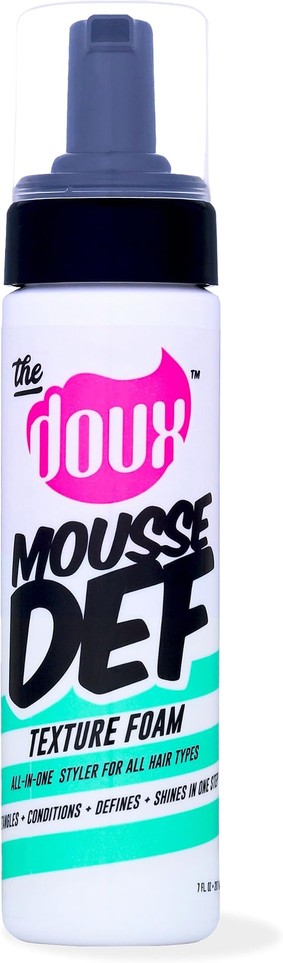 The Doux Def Texture Foam Mousse 7.0 Fl Oz, Clear, Pack of 1
