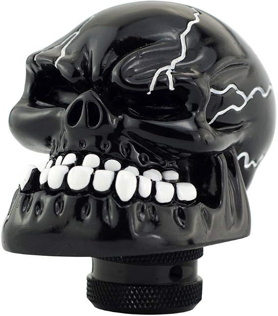 Black Skull Manual Automatic Gear Shift Knobs
