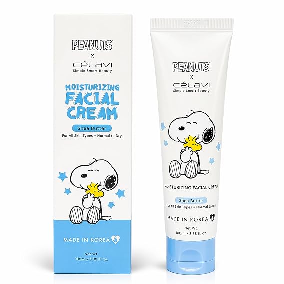 CELAVI Peanuts Facial Moisturizing Cream, Blue, 100ml